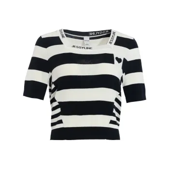 JESSYLINE Knitwear Women's Black White