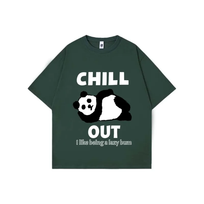 PANDA BASE T Shirts Women's-11