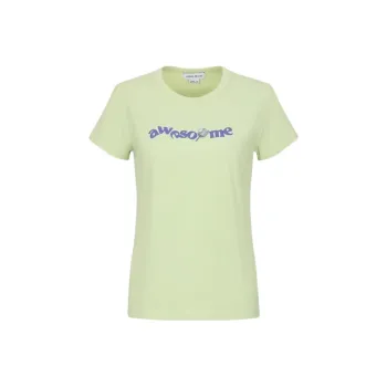 URBAN REVIVO Batwing Sleeve T Shirt Women's Lemon