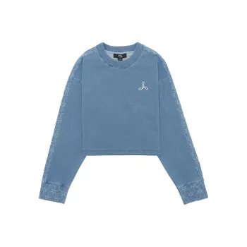 LI-NING 1990 T-Shirts Women's Soft Gray Blue