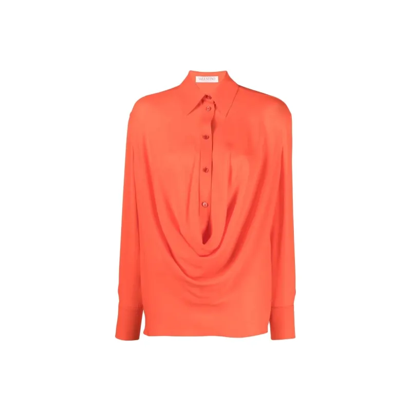 Valentino Shirts Women's Orange-0