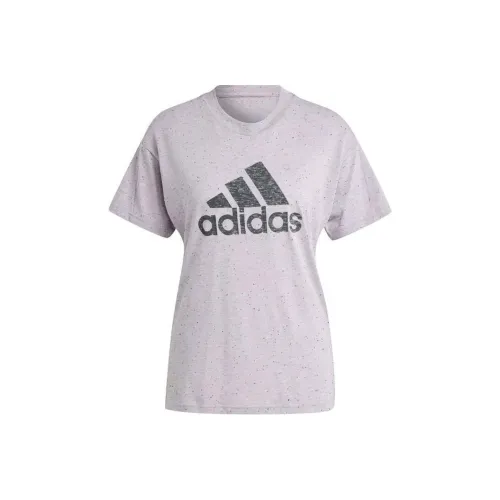Adidas Clothing T Shirts Women's Pink