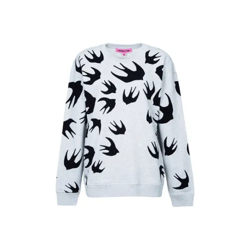 McQ Alexander crocband Loose Fit Knitwear Women's Light Gray