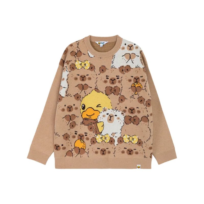 B.Duck Sweaters Women's Brown-0