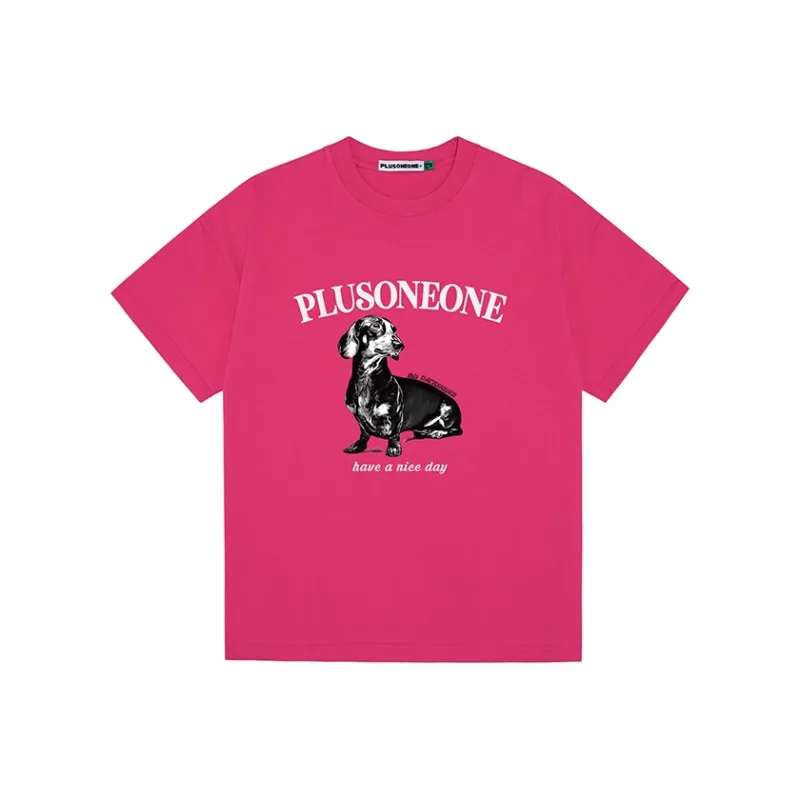 PLUSONEONE+ Regular Short Sleeved T Shirts Unisex-20