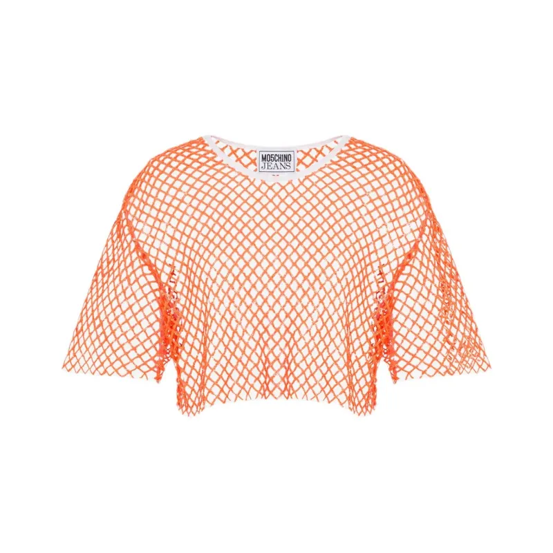 MOSCHINO Jeans Mesh T shirt-0