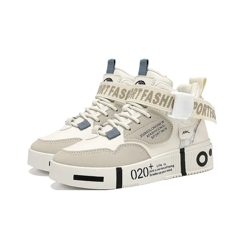 Yi Jiabao Abrasion Resistant Breathable Support High Top Skateboard Shoes Unisex-7