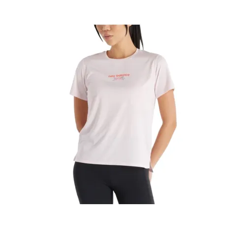 New Balance Regular T Shirt Women's Pink