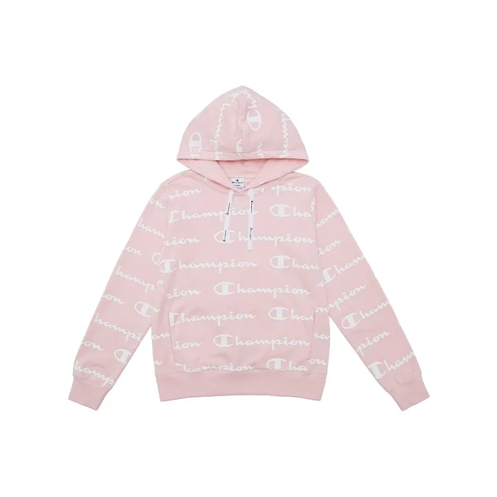 Champion Hooded Regular Sweatshirt Women's Pink-0