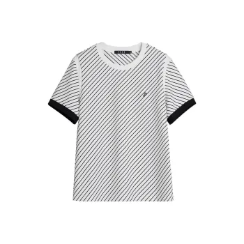 ELLE T Shirt Women's Black White