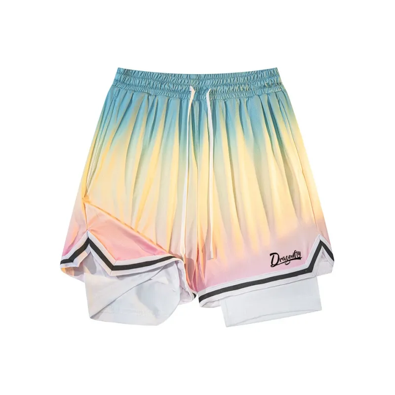 RED DRAGONFLY Casual Shorts Unisex Black-6