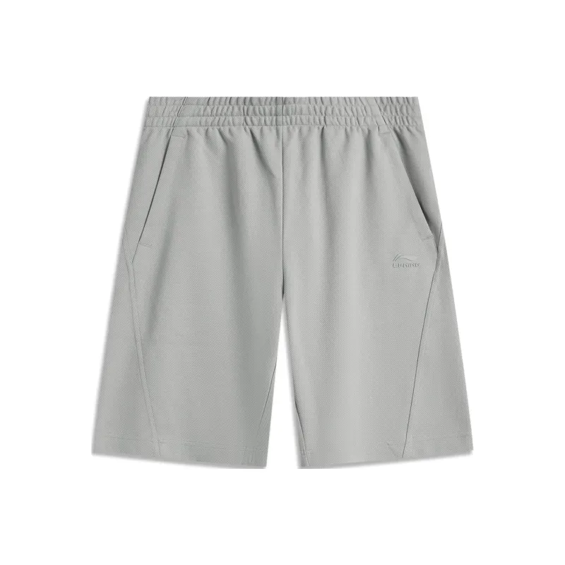 LiNing Sports Life Collection Casual Shorts Men's Moon Plate Gray-0