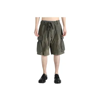 UMA WANG Faded Effect Pocket Shorts