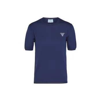 PRADA SS24 T Shirt Women's Blue