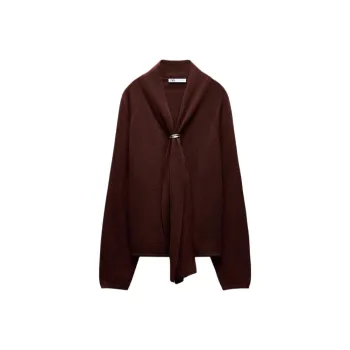 ZARA Sweaters Women's Burgundy