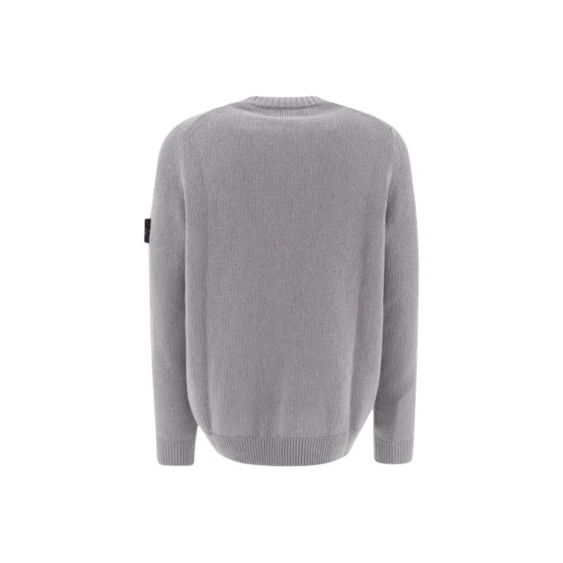STONE ISLAND Ribbed Crew neck Sweater-1