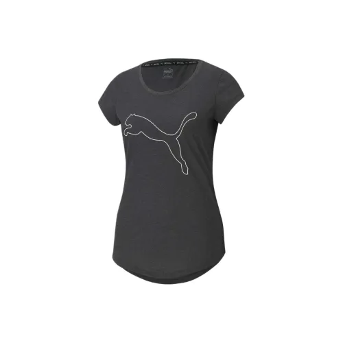 PUMA PERFORMANCEHeather Cat Regular T Shirt Women's Gray