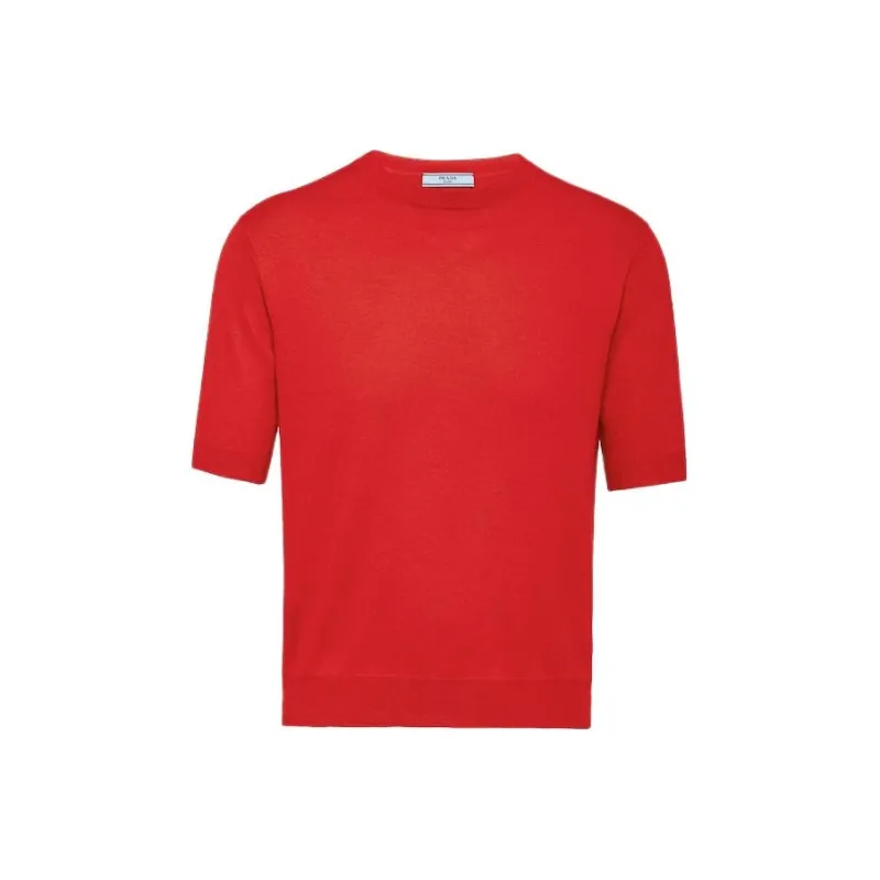 PRADA Regular T-Shirt Women's Red-0