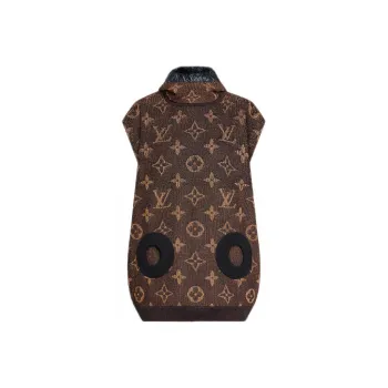 LOUIS VUITTON Lurex Monogram Sleeveless Pullover