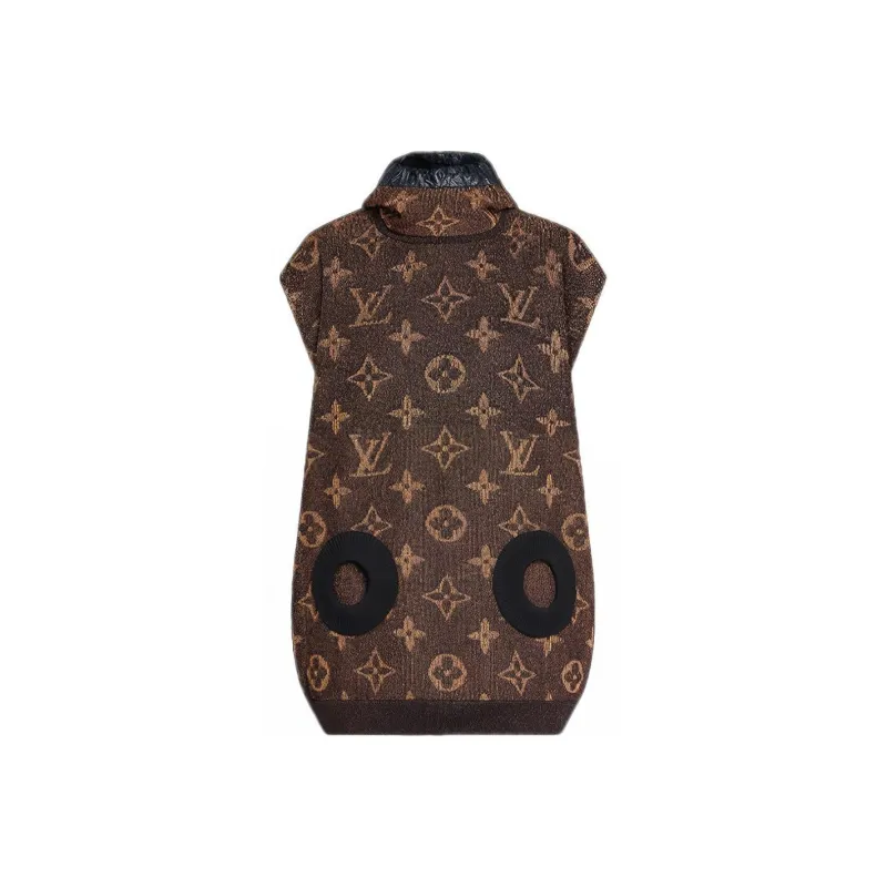LOUIS VUITTON Lurex Monogram Sleeveless Pullover-0