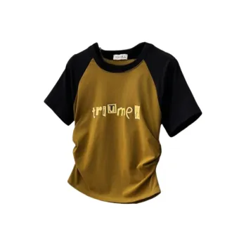ASURBU Raglan Sleeve T Shirt Women's Green & Black