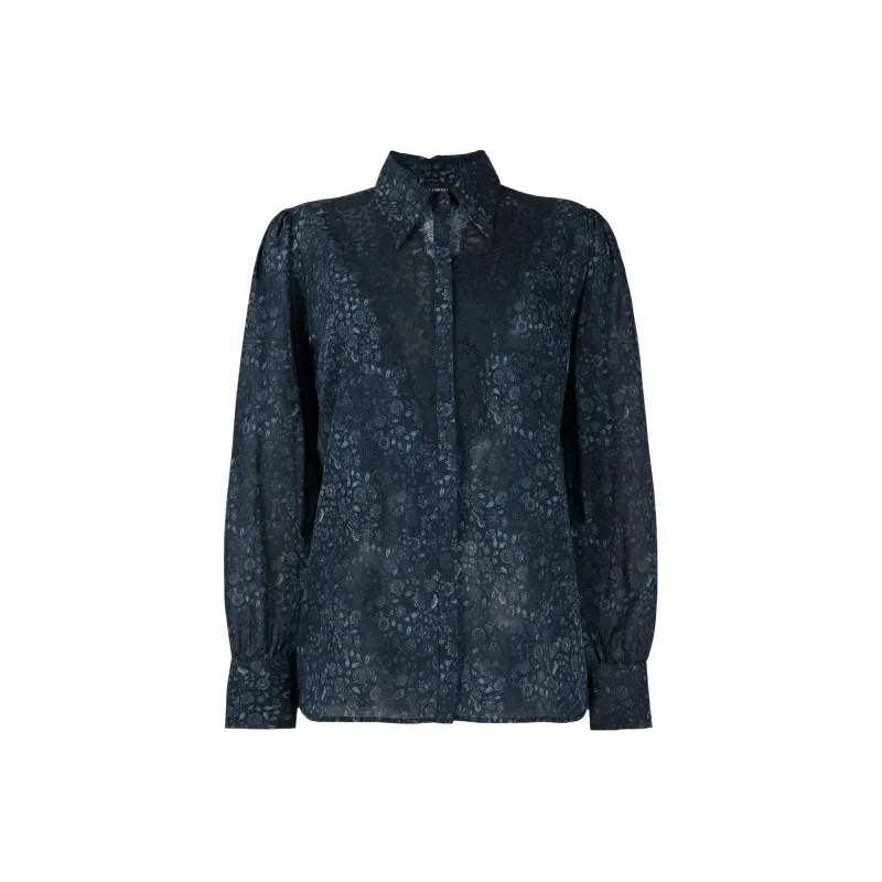La Perla Lace trimmed Semi sheer Top-0