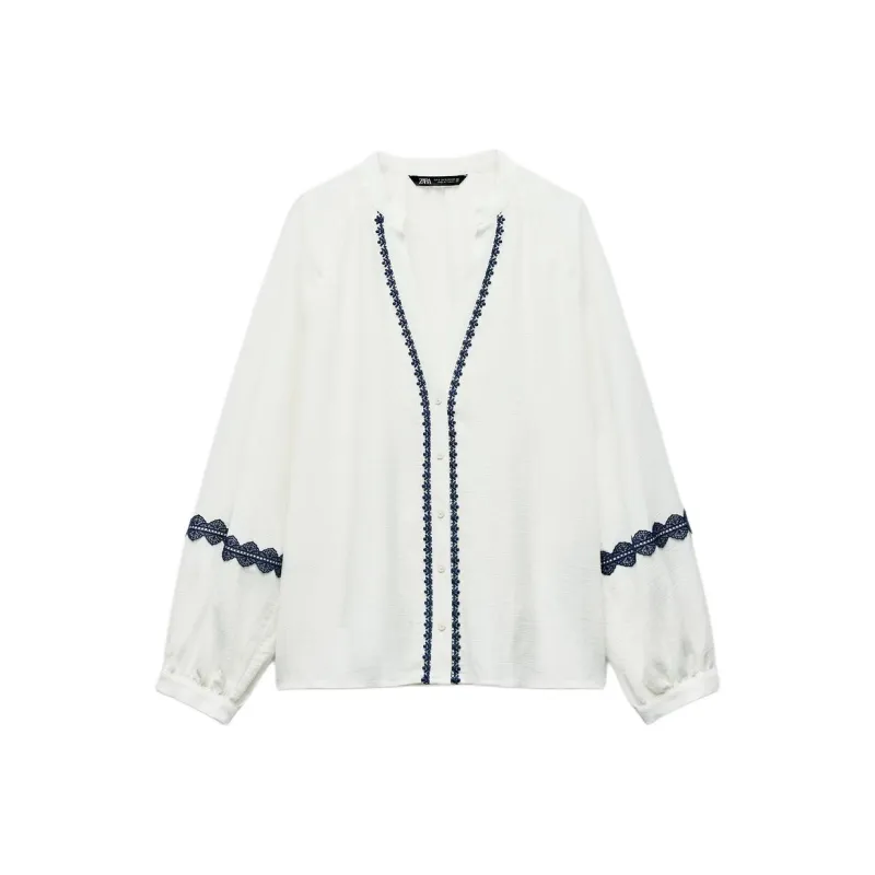 ZARA Shirts Women's White-0