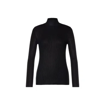 ALBERTA FERRETTI High neck Ribbed knit Jumper