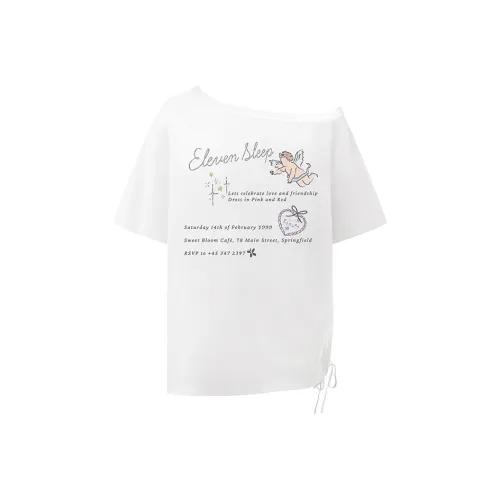 ELEVEN SLEEP T Shirt Women's White