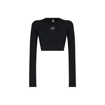 Adidas Free Shipping With AdiClub Adidas By Stella McCartney TrueStrength Yoga Cropped Long Sleeve Top