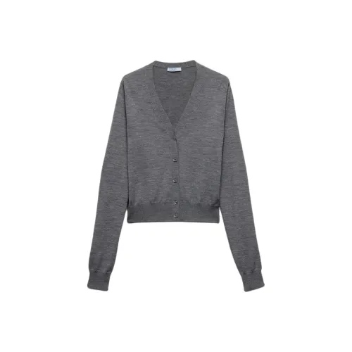 PRADA V Neck Button Up Cardigan