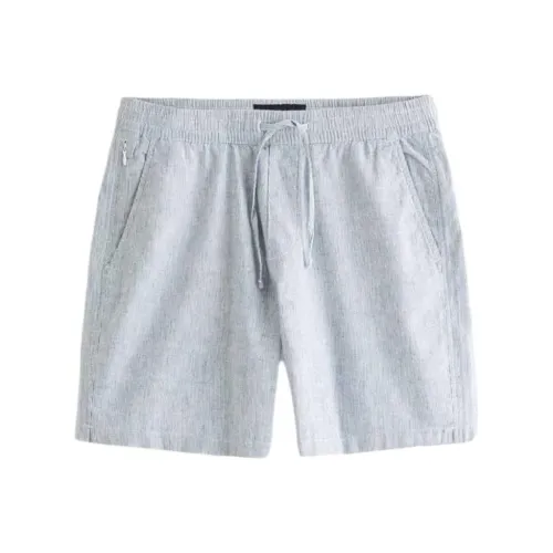 AF Casual Shorts Men's Light Blue Stripes