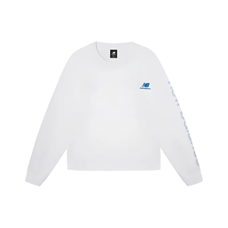 New Balance Leisure Life Sweatshirt Women's White-0