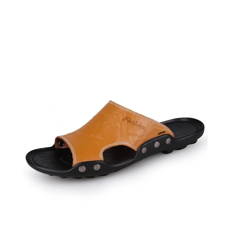 King Jinmai Slide Slippers Unisex Blue/Black/Brown/Blue-1