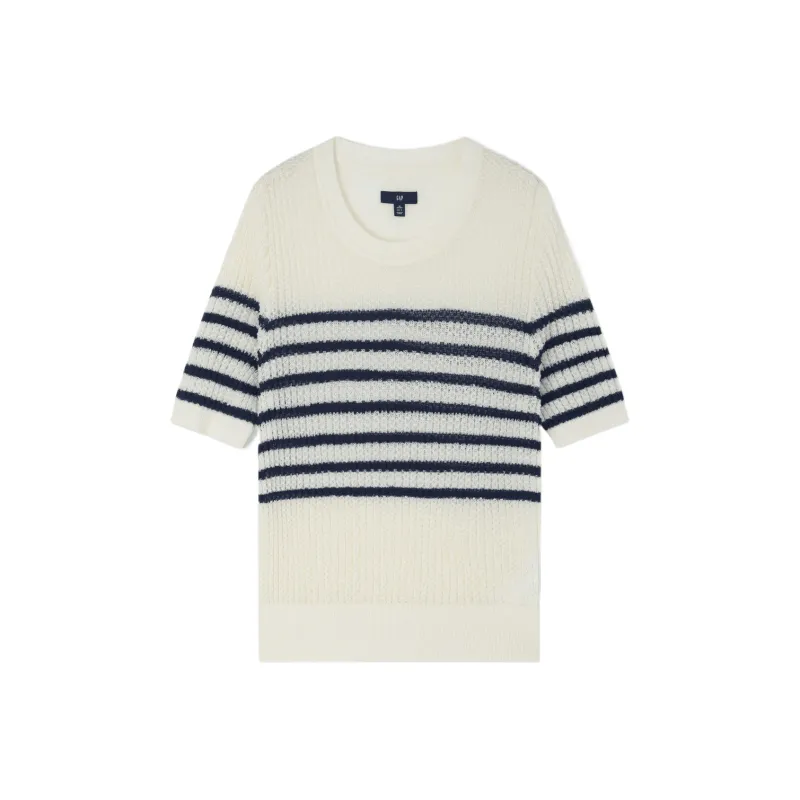 GAP Knitwear Women's White Base With Black Stripes-0