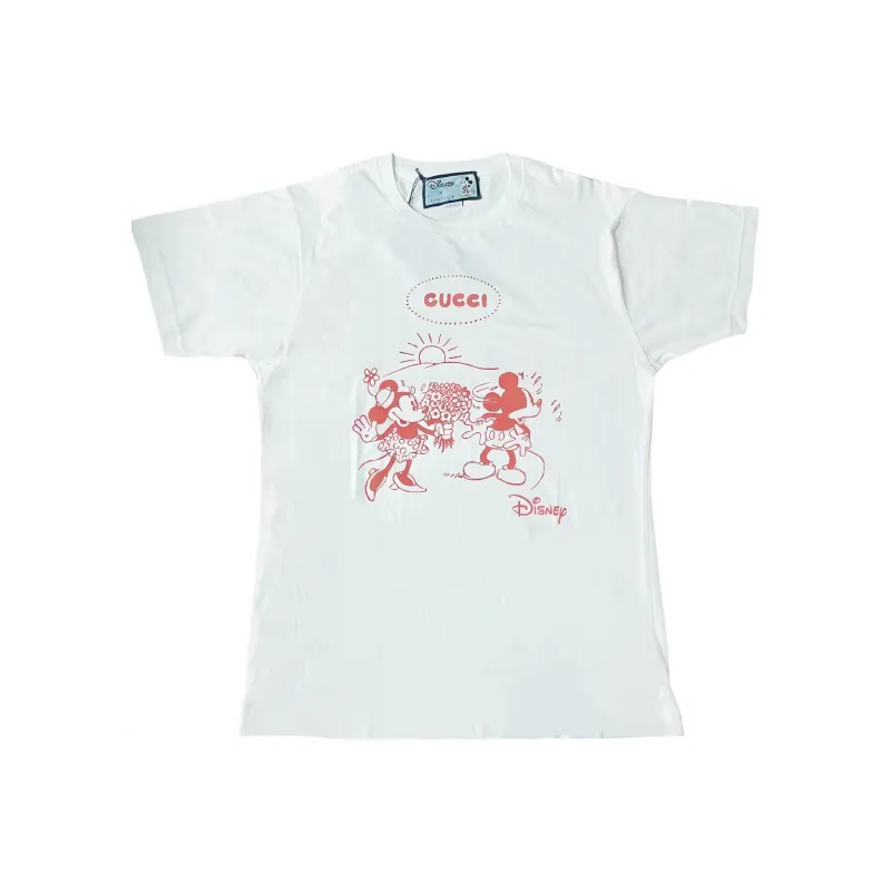 GUCCI x Disney Raglan Sleeve T Shirt Women's White-0