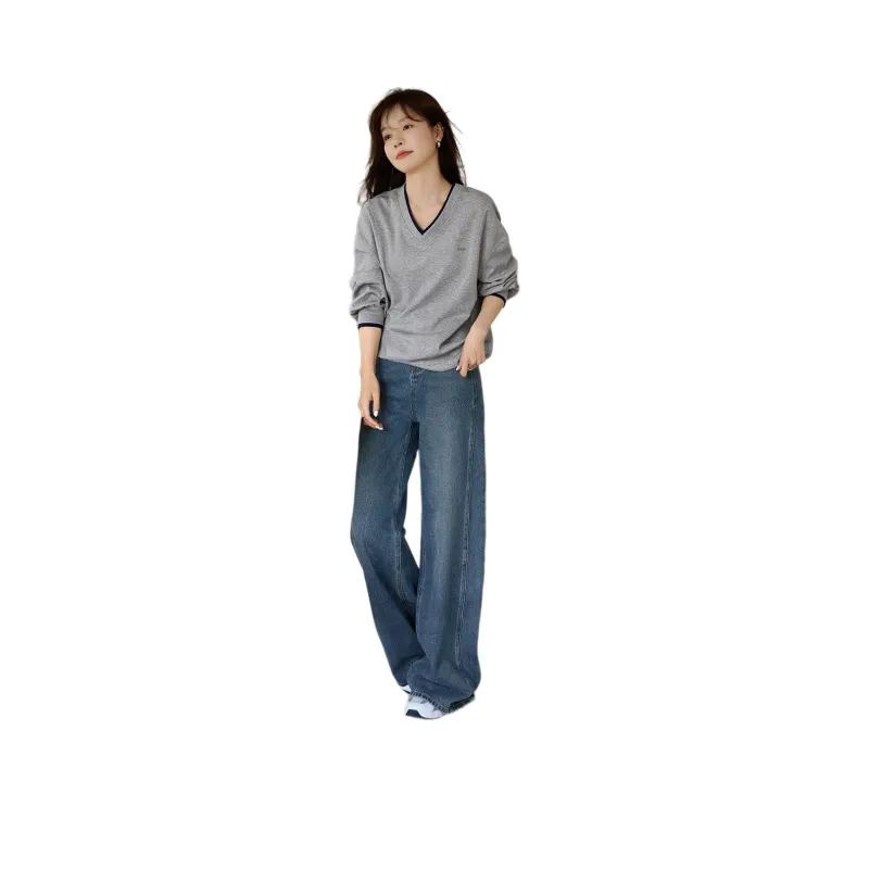 Mo Han Yi Mei Sweatshirt Women's Gray-0