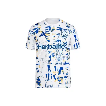 Adidas Free Shipping With AdiClub La Galaxy Mls Kick Childhood Cancer Pre-Match Jersey
