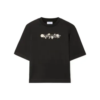 OFF WHITE Bookish Roses Boxy T Shirt