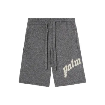 PALM ANGELS Logo Knitted Shorts