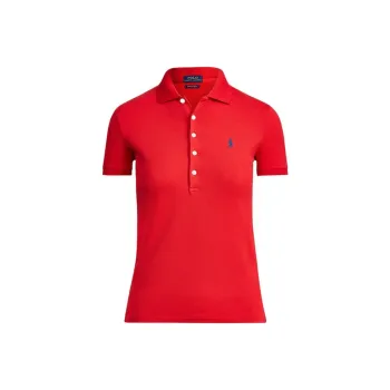 Polo Ralph Lauren Julie Logo embroidered Polo Shirt