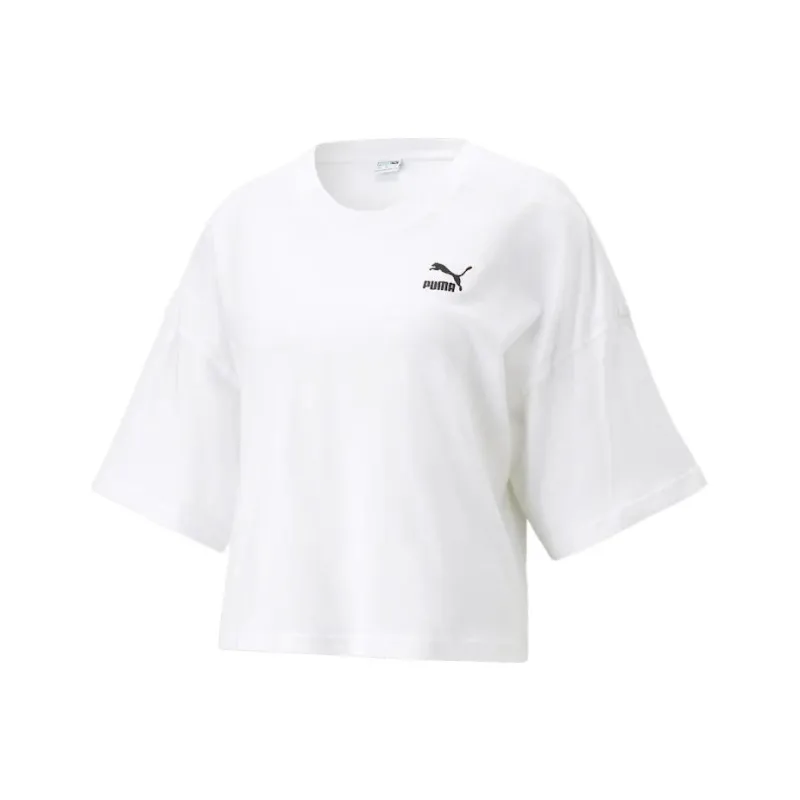 PUMA T Shirts Women's White-0