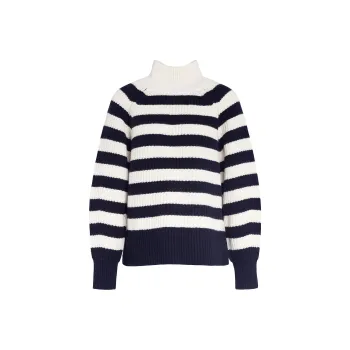 BARBOUR Barbour Silverdale Knitted Jumper Sweater Women's White Black