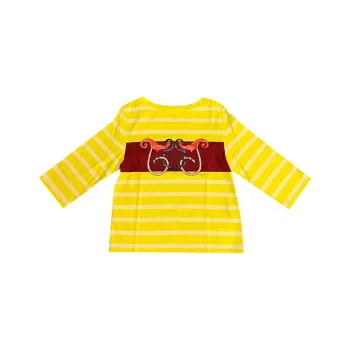 HERMES 2010s Striped Cotton T shirt