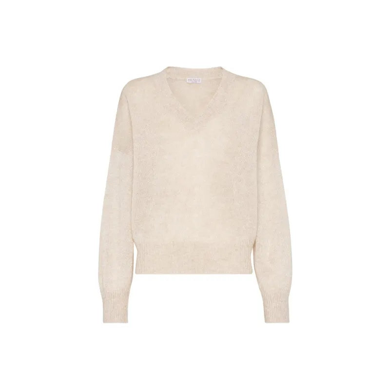 Brunello Cucinelli Sweater Women's Beige-0