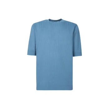LARDINI Ribbed knit T shirt