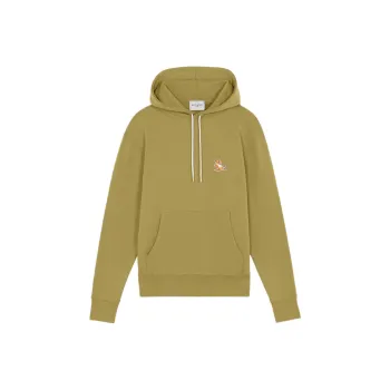 Maison Kitsune Chillax Fox Patch Classic Hoodie Light Khaki