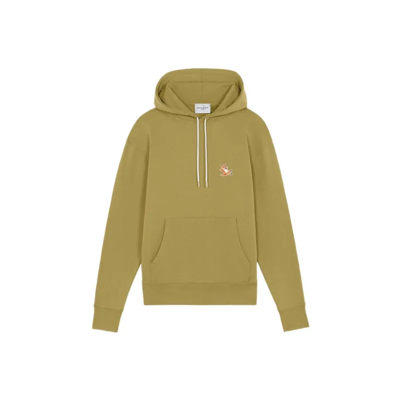 Maison Kitsune Chillax Fox Patch Classic Hoodie Light Khaki-0