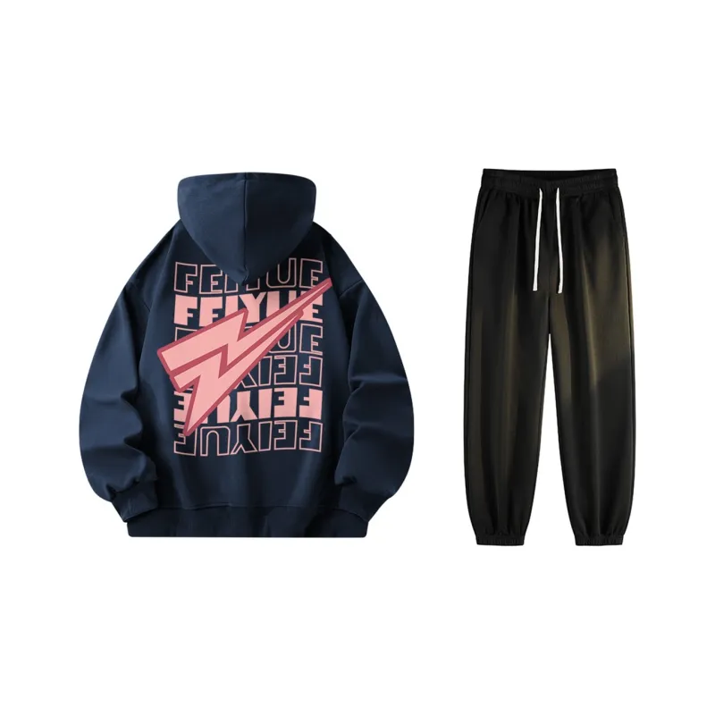 Feiyue Sweatshirt Sets Unisex-5