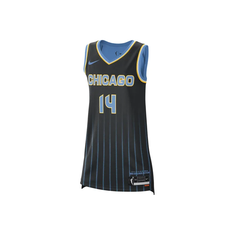 Nike T Shirts Women's Blue Black-0